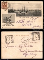 A17-223-A08-484 LEVANTE - TRIPOLI DI BARBERIA - Tripoli Di Barberia - 2 Cent Floreale (69 Regno) Su Cartolina Per Caglia - Sonstige & Ohne Zuordnung