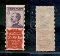 A17-155-A08-205 REGNO - 1924 - 50 Cent Columbia (11 - Pubblicitari) - Gomma Integra - Autres & Non Classés