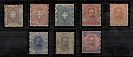 A17-282-A13-0152 REGNO - 1891/1897 - Umberto (60/67) - Otto Valori - Gomma Integra - Centratura Da Discreta A Ottima - Sonstige & Ohne Zuordnung