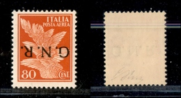 A17-366-A14-0371 REPUBBLICA SOCIALE - REPUBBLICA SOCIALE - 1944 - GNR Verona - 80 Cent (120a-Aerea) Con Soprastampa Capo - Other & Unclassified
