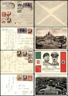 A17-257-A08-604 VATICANO - VATICANO - 1934/1938 - Una Busta E Tre Cartoline Con Affrancature Del Periodo - Da Esaminare - Other & Unclassified