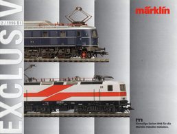 Catalogue Märklin 1996 Exclusiv 1996-2 Einmaligen Serien Spur HO - German