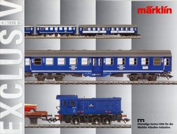 Catalogue Märklin 1996 Exclusiv 1996-4 Einmaligen Serien Spur HO - German