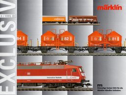 Catalogue Märklin 1995 Exclusiv 1995-3 Einmaligen Serien Spur HO - German