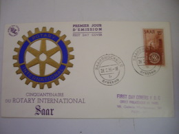 SAAR 1955  ROTARY INTERNATIONAL - FDC