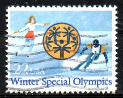 USA. N°1571 Oblitéré De 1985. J.O. D'hiver Des Handicapés/Ski/Patinage. - Handisport