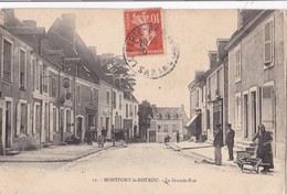 MONTFORT  Le  ROTROU,,,,,LA  GRANDE RUE,,,,VOYAGE,,,, - Montfort Le Gesnois