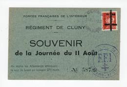 CLUNY -- Sur Carte 1.20 Francs - Libération