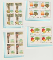 Sénégal 1991 Non Dentelés Imperf Arbres Fruitiers Trees Bäume Früchte Fruits - Senegal (1960-...)