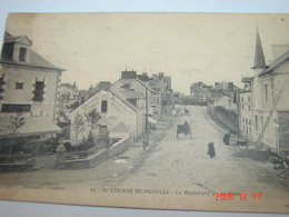 C.P.A.- Saint Etienne De Montluc (44) - Le Boulevard De La Gare - Café Lalande - 1910 - TTB (AG7) - Saint Etienne De Montluc