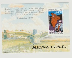 Sénégal 1992 Epreuve De Luxe Clément Ader Luftfahrt Airplane Aviation Poste Aérienne Proof - Senegal (1960-...)