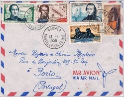 Nouvelle Caledonie, 1956, Noumea-Porto - Storia Postale