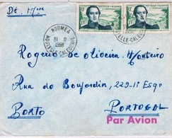 Nouvelle Caledonie, 1957, Noumea-Porto - Lettres & Documents