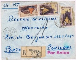 Nouvelle Caledonie, 1955, Noumea-Porto - Covers & Documents