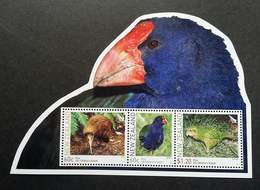 New Zealand Flightless Birds 2011 Birds Bird Kiwi (miniature Sheet) MNH *odd Shape - Ungebraucht