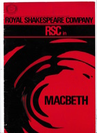 Programme Royal Shakespeare Company 1967, Macbeth (Shakespeare), Paul Scofield Dans Le Rôle-titre - Teatro, Travestimenti & Mascheramenti