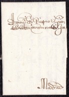 1669 ISNA A MADRID. RARÍSIMO CORREO DEL SIGLO XVII. - ...-1853 Prephilately