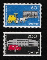 ISRAEL, 1954 Mint Never Hinged Stamp(s), National Stamp Exhibition, SG 98-99,  Scan 17113, Without Tab(s) - Neufs (sans Tabs)