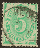 AUSTRALIA 1902 5/- Postage Due SG D33 U #AMX32 - Segnatasse