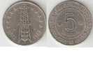 Algeria 5 Dinar 1972  Km105a.1  Vf + - Algerien