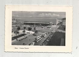Cp, Automobiles , Bus & Autocars , Italie , ROMA , Stazione Termini , Place De La Gare , Voyagée 1956 - Autobús & Autocar