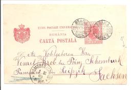 DAGUIN. Cachet Machine Française.BRAILA 1903>Pomssen-Leipzig - Postmark Collection