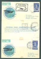 AUSTRALIA - SOUTHERN CROSS COMMEMORATIVE FLIGHT 1958 COMMON ISSUE WITH NZ - Lot 17397 - Eerste Vluchten