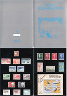 Norway 1925-1985 Folder With Norwegian Stamps Norwegian Polarmotives, Mint Stamps - Collections