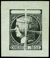 29 Año 1852 PRUEBA De Punzón - Used Stamps