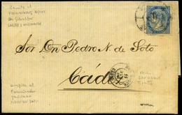 135 Ed. 88 Gibraltar 29/06/67. Carta Remitida Por “Fornarding Agent Larios” Y Dirigida Al “Encaminado Pedro Soto” - Used Stamps