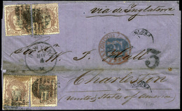 173 Ed. 109(4) De Barcelona A EEUU Con 4 Ejemplares - Unused Stamps