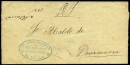 239 1875.3ª Guerra Carlista. Carta De Estella Al “Alcalde De Donamaria” - Carlisti