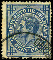 267 Ed. 0 183ec Error De Color Azul. Lujo.Raro.Cat.225€ - Storia Postale