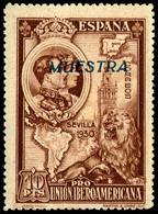 394 Ed. *** 566M/82M Sobrecarga “Muestra”. Raro En Esta Calidad - Lettres & Documents