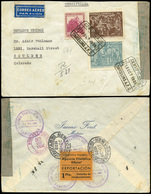 458 Ed. 674+Benef.29-30 - “Certificado 13/Oct/38 Barcelona AFO” Por Avión A USA - Unused Stamps