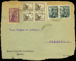 534 Ed. 870(2)+916(4)+Viñeta - 1940. Frontal Con Viñeta Y Fechador “Montoro 20/01/40” - Neufs