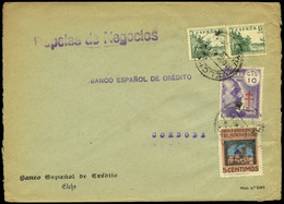 548 Ed. 936-918+viñeta 1940. “Elche 30/Dic/40” Cdo - Unused Stamps