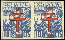 555 Ed. ** 951 Pareja S/D. Preciosa - Unused Stamps