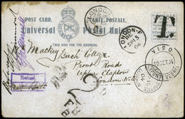 578 T.P. 1904. Desde “The Royal Mail Steam Packet” Con Fechador “Vigo 12/Sep/04” - Storia Postale