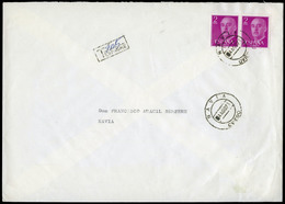 609 Ed. 1158 - 1971. De Navia A Navia (correo Interior) Y Marca “T/4Pts Espagne” - Storia Postale