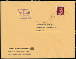 633 Ed. 2347 - 1979. De Santa Cruz Tenerife 10/03/79 A Madrid, Con Marca “T/doble De La Insuf..... 4 Ptas” - Lettres & Documents