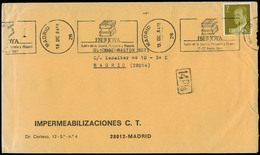 635 Ed. 2348 - 1984. Rodillo “Madrid 19/12/84 Iberjoya-Salón De La Joyeria....” A Madrid (correo Interior) + Marca “14 P - Lettres & Documents