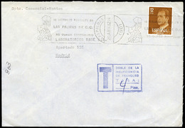 639 Ed. 2349 - 1982. Rodillo “Las Palmas 18 Distritos Postales En Las Palmas G.C. ....” - Lettres & Documents
