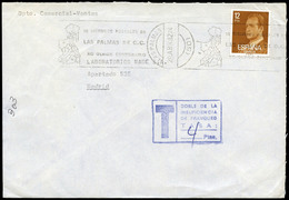 639 Ed. 2349 - 1982. Rodillo “Las Palmas 18 Distritos Postales En Las Palmas G.C. ....” - Covers & Documents