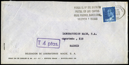 646 Ed. 2393 - 1980. De Barcelona A Madrid Con Marca “T 4 Ptas” - Covers & Documents