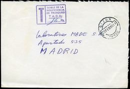 657 1980. Gijón 22/02/80 A Madrid Con Tasa “16 Ptas” - Lettres & Documents