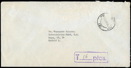 659 1980. Carta Cda Sin Sellos Y Con Marca “T 16 Ptas” - Lettres & Documents