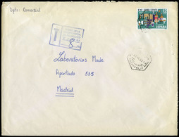 662 Ed. 2627 - 1982. “Las Palmas 08/01/82” A Madrid Y Marca “T/doble De La I.....8ptas” - Lettres & Documents