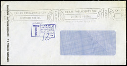 669 1982. Desde Madrid 04/09/82 Y Marca “T/doble De La I..... 2 Ptas” - Lettres & Documents