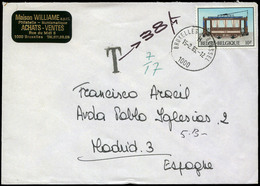 671 1983. De Belgica A España Y 2 Tasas Diferentes - Lettres & Documents